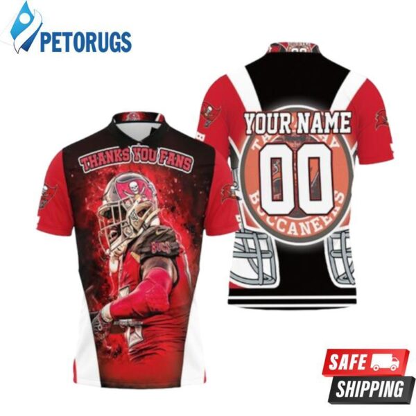 Tampa Bay Buccaneers Nfl Champions Thank You Fan Personalized Polo 1