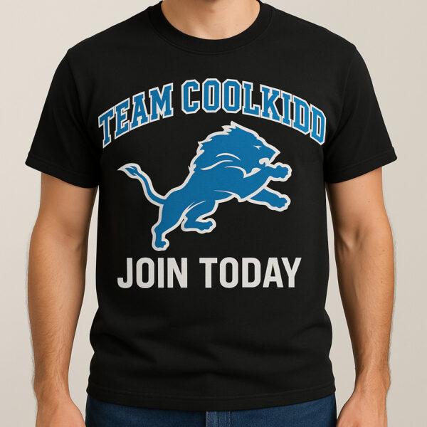NFL Detroit Lions Team C00lkidd Join Today T-shirts For Fans