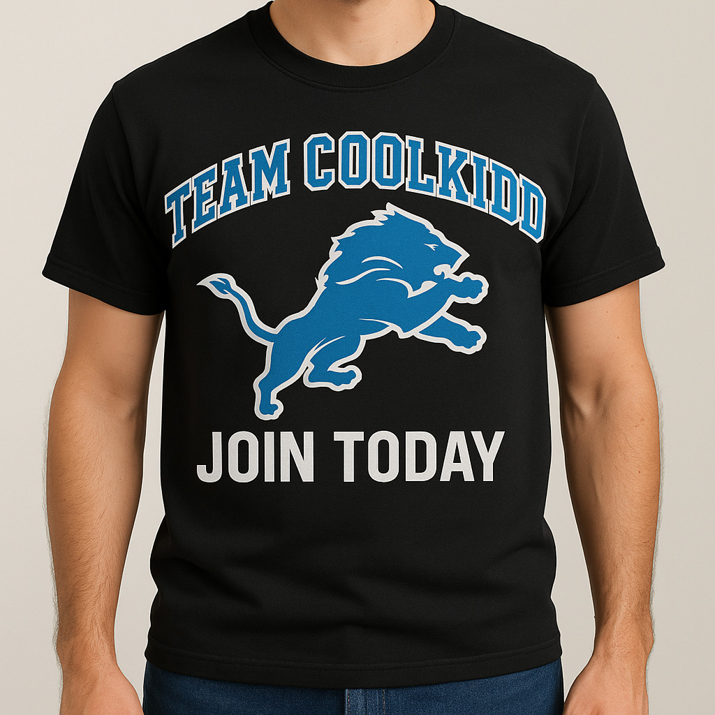 NFL Detroit Lions Team C00lkidd Join Today T-shirts For Fans