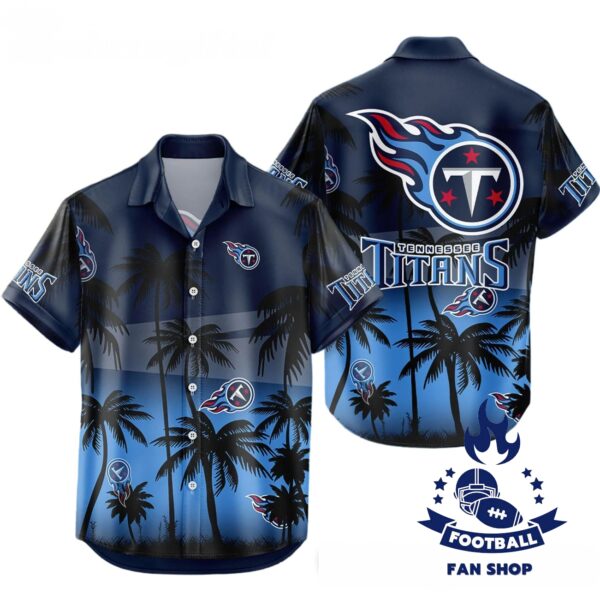 Tennessee Titans Sunset Paradise Vibes Aloha Shirt