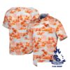 Tommy Bahama Orange Mens Cleveland Browns Hawaiian Shirt