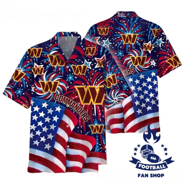 Washington Commander Celebration Hawaiian Shirt