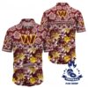 Washington Commanders Blossom Wave Fever Gift For Fan Hawaiian Shirt