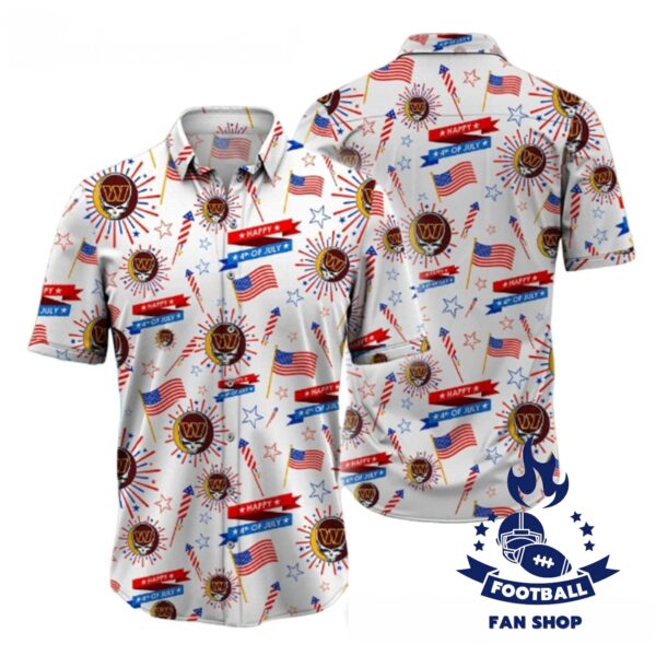 Washington Commanders Grateful Dead Hawaiian Shirt