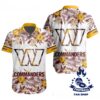 Washington Commanders Tropical Hawaiian Shirt