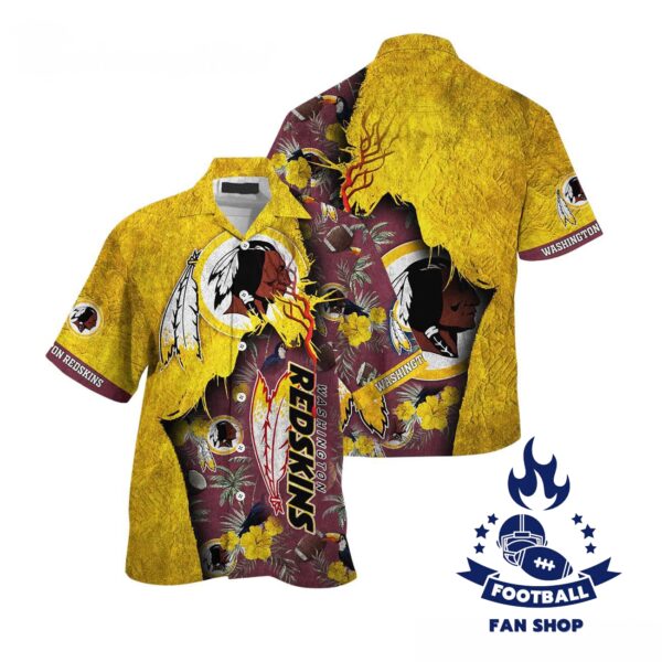 Washington Redskins Football Team Summer God Hawaii Shirt