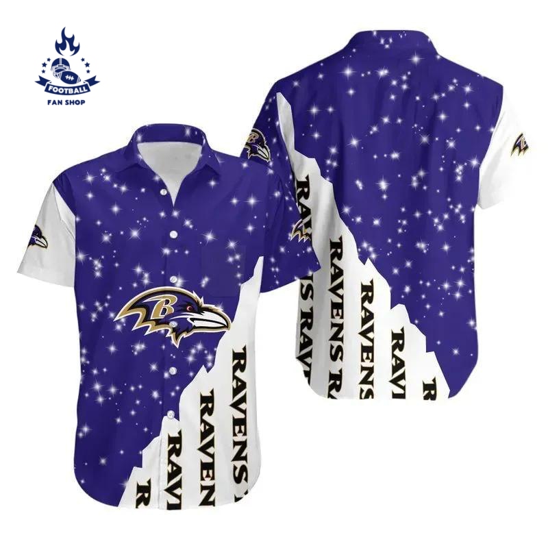 Baltimore Ravens Bling Bling Hawaii Shirt Summer Collection, NFL Hawaiian Shirt