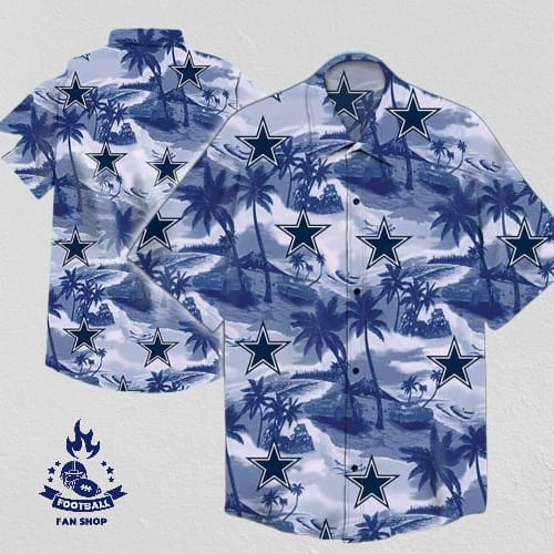 dallas cowboys hawaiian shirt summer gift for football fans