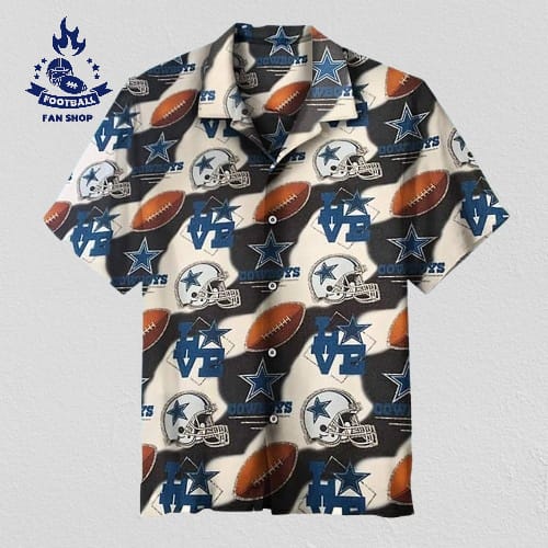 dallas cowboys hawaiian shirt summer gift for friend