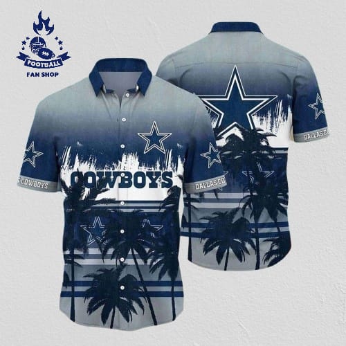 Dallas Cowboys Hawaiian Shirt Summer Tropical Pattern Gift For Sports Enthusiast