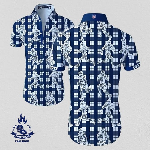 dallas cowboys hawaiian shirt summer vacation gift for sport fans b44bk