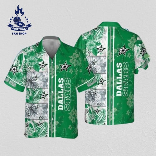dallas stars national hockey league 2023 hawaiian shirt fq2es