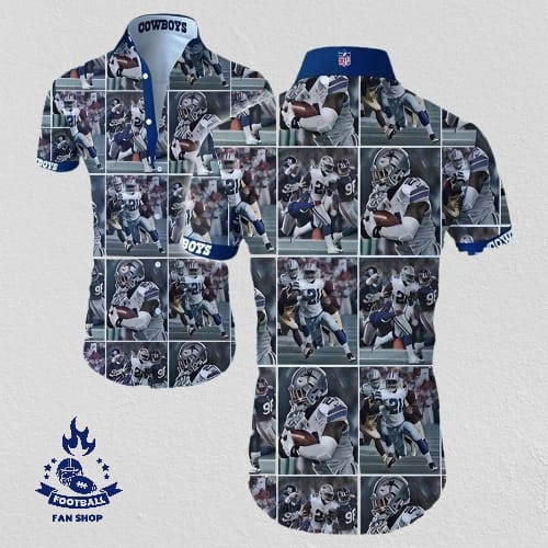 Nfl Dallas Cowboys Hawaiian Shirt Beach Gift For Football Players