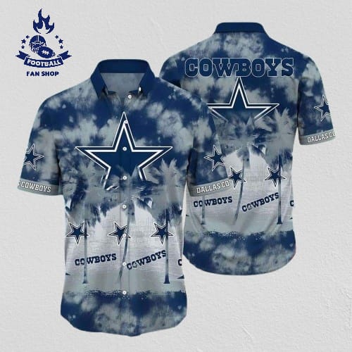 Nfl Dallas Cowboys Hawaiian Shirt Color Splash Pattern