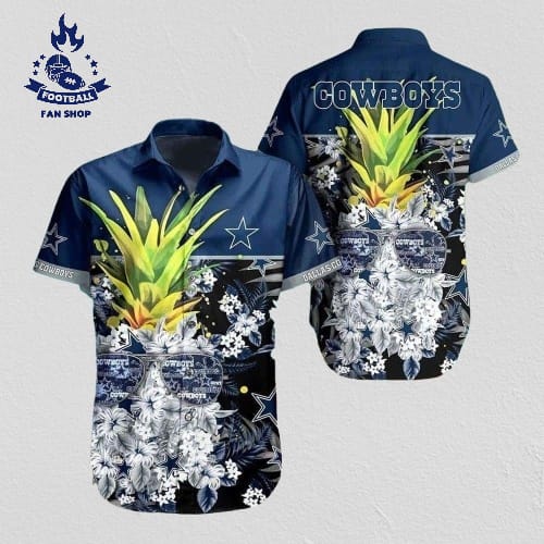 Nfl Dallas Cowboys Hawaiian Shirt Pineapple Tropical Pattern