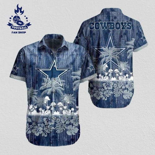 Nfl Dallas Cowboys Hawaiian Shirt Tropical Pattern
