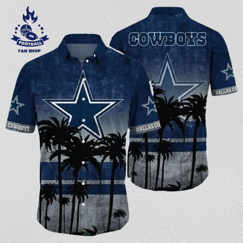Nfl Dallas Cowboys Hawaiian Shirt Vintage Gift For Beach Lovers