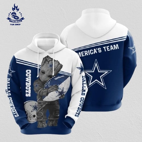 Groot Hold Dallas Cowboys 3d Hoodie For Men For Women All Over Printed Hoodie